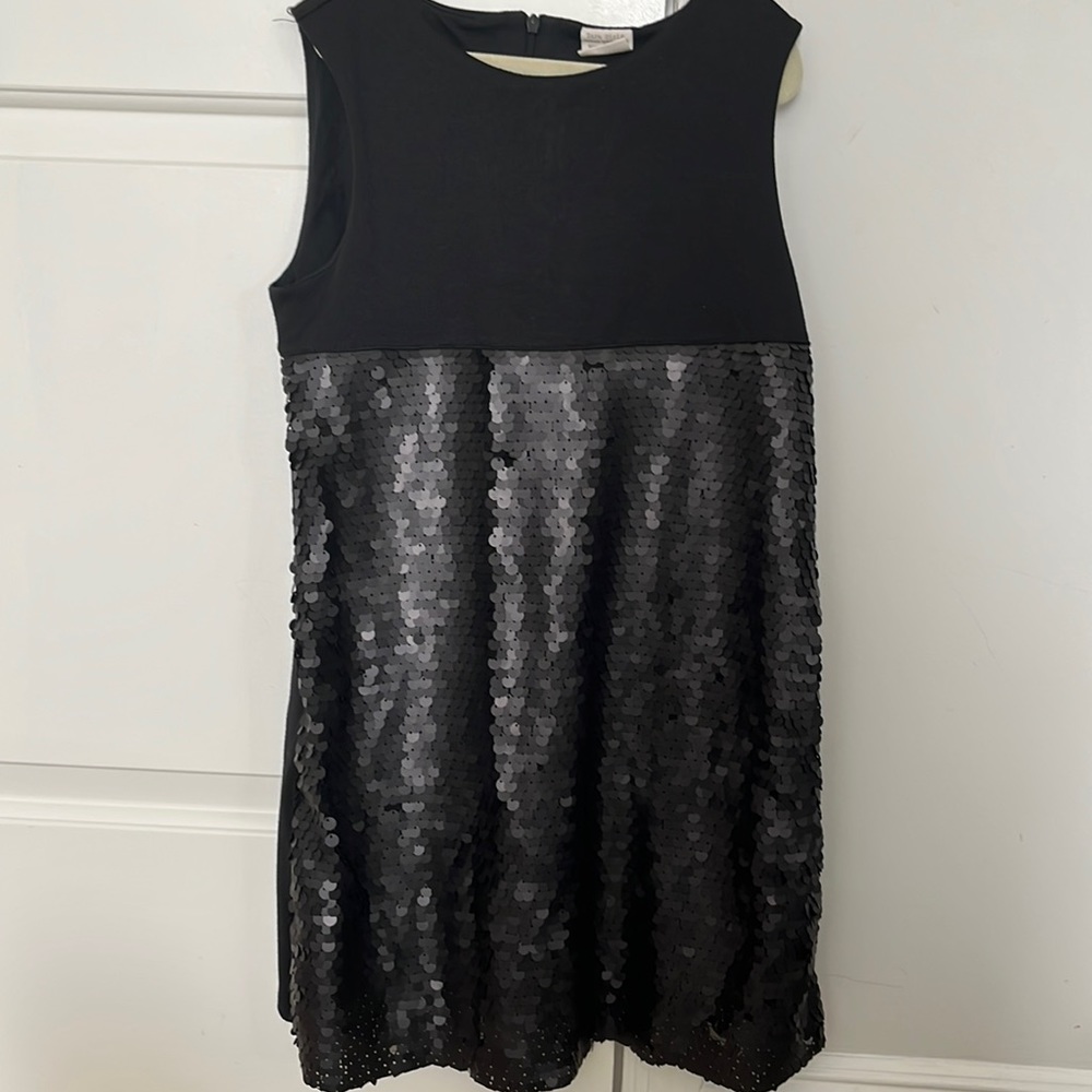 Zara Black Sequin Party Dress